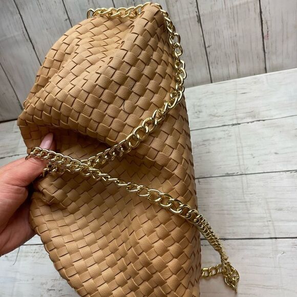 Grey Label The Pouch Leather with Metal Chain/Tan - Picture 5 of 12